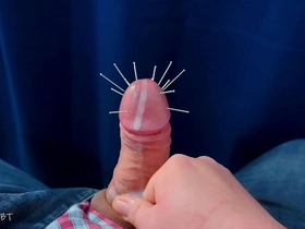 Ruined Orgasm with Cock Skewering - Extreme CBT, Acupuncture Through Glans, Edging & Cock Tease
