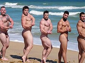 Muscle Men Nude Beach