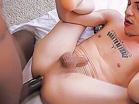 White Twink Broken In By A Monster Darksome Rod